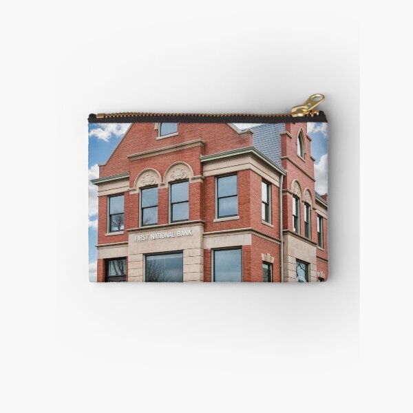 Item preview, Historic Red Brick First National Bank Building designed and sold by plugsnpixels.