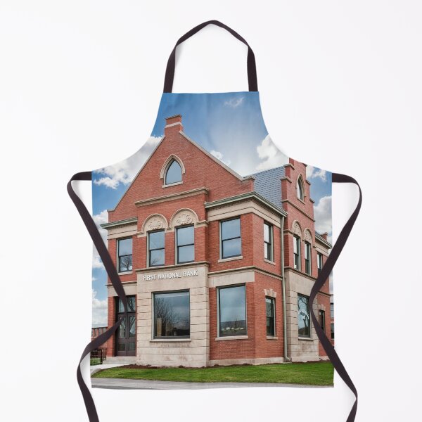 Item preview, Historic Red Brick First National Bank Building designed and sold by plugsnpixels.