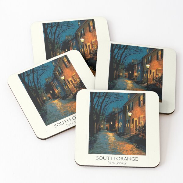Item preview, South Orange New Jersey Night | Gaslamp Quarter Art designed and sold by TuncGK.