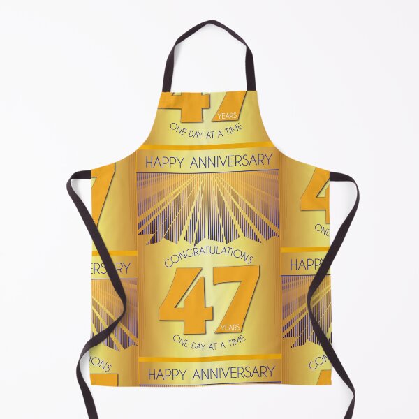 Item preview, 47 Year Golden Ray One Day At A Time Anniversary designed and sold by ApexDesigners.