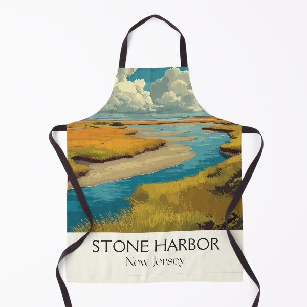 Item preview, Stone Harbor New Jersey | Coastal Wetlands Art Print designed and sold by TuncGK.