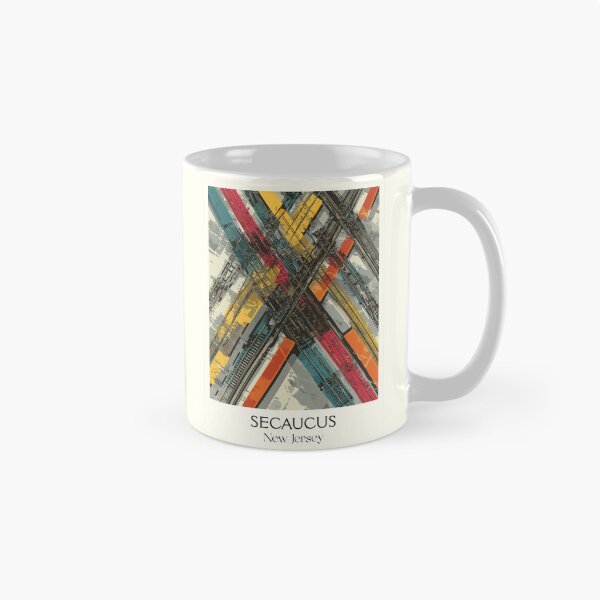 Item preview, Secaucus New Jersey Abstract | Transportation Hub Art designed and sold by TuncGK.