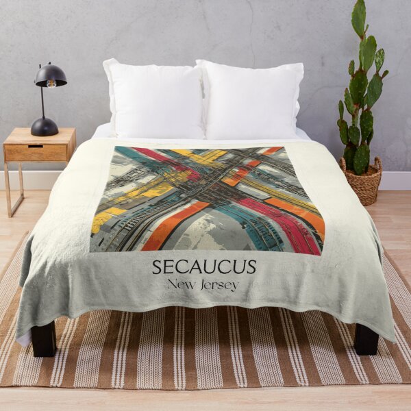 Item preview, Secaucus New Jersey Abstract | Transportation Hub Art designed and sold by TuncGK.
