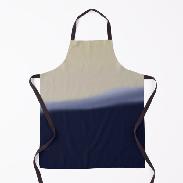 Item preview, Deep Indigo and Beige Abstract Landscape designed and sold by pluielegere.
