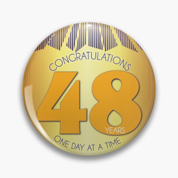 Item preview, 48 Year Golden Ray One Day At A Time Anniversary designed and sold by ApexDesigners.