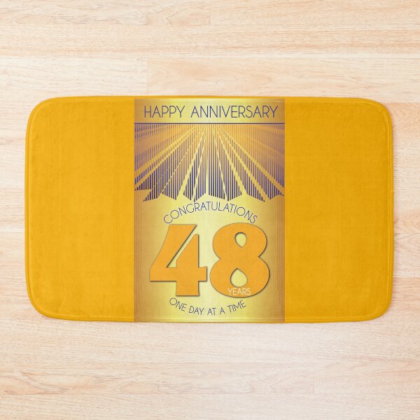 Item preview, 48 Year Golden Ray One Day At A Time Anniversary designed and sold by ApexDesigners.
