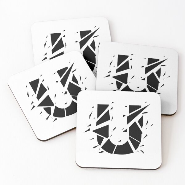 Item preview, Cracked Stone Letter U - Distressed Grunge Style designed and sold by uncoXab.