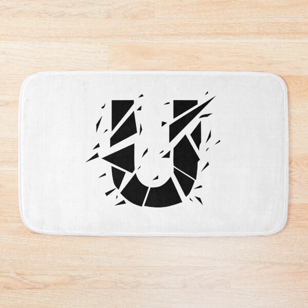 Item preview, Cracked Stone Letter U - Distressed Grunge Style designed and sold by uncoXab.