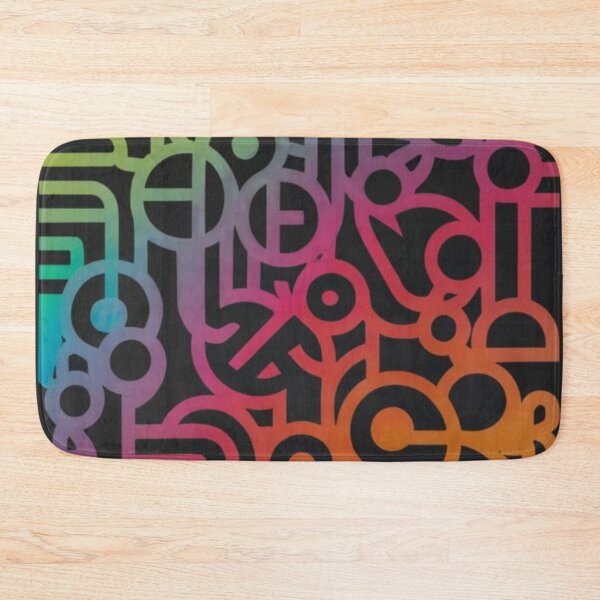 Item preview, minimalist composition, line art showing the interconnectedness of selfless actions, warm gradient colors, graffiti, film, multicolor, black background designed and sold by gulka8.