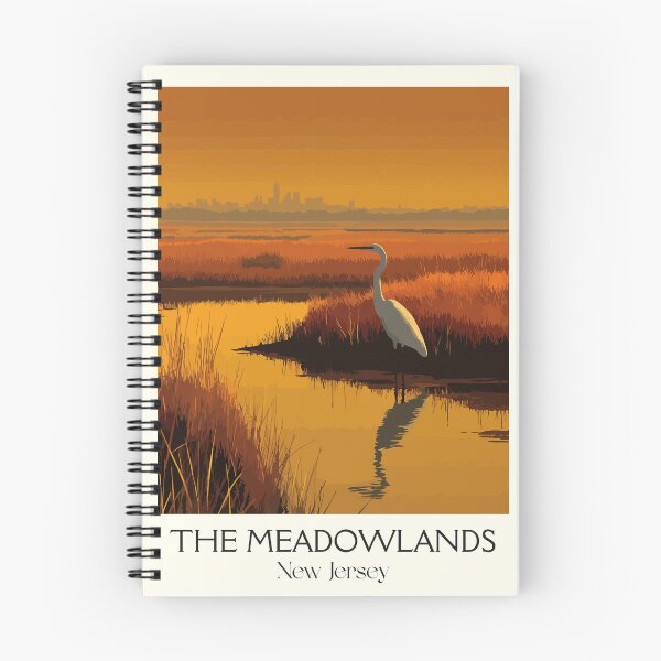 Item preview, The Meadowlands New Jersey | Egret at Sunset Art Print designed and sold by TuncGK.