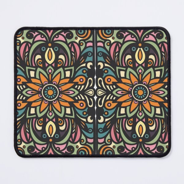 Item preview, design of very small and thin boho wall graphics with flora, duplicate pattern, small art, contains random spots of background color, 2d flat designed and sold by gulka8.