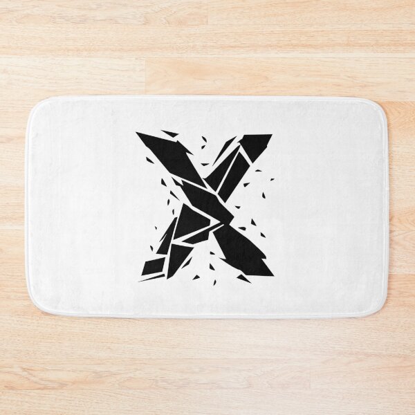 Item preview, Cracked Stone Letter X - Distressed Grunge Style designed and sold by uncoXab.