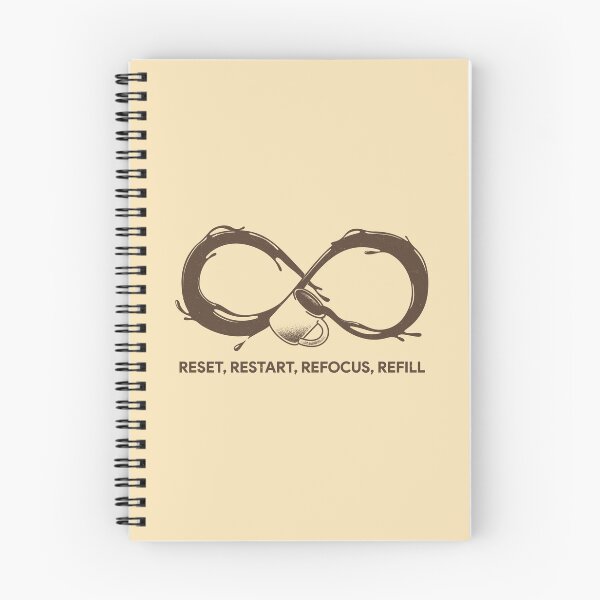 Item preview, Reset Restart Refocus Refill Coffee by Tobe Fonseca designed and sold by Tobe Fonseca®.