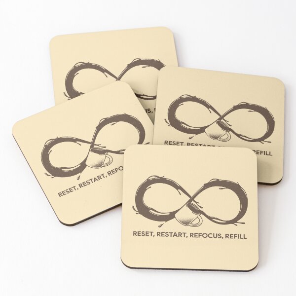 Item preview, Reset Restart Refocus Refill Coffee by Tobe Fonseca designed and sold by Tobe Fonseca®.