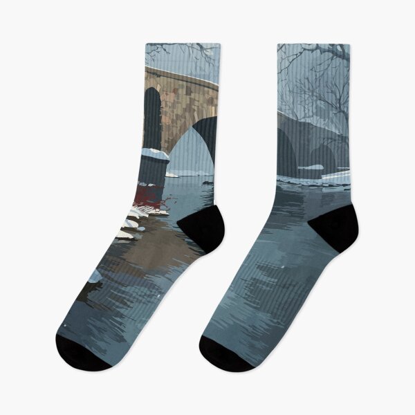 Item preview, Trenton New Jersey Winter | Delaware River Bridge Art designed and sold by TuncGK.