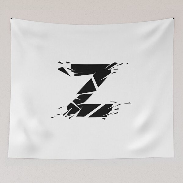 Item preview, Cracked Stone Letter Z - Distressed Grunge Style designed and sold by uncoXab.