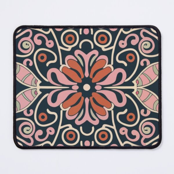 Item preview, design of very small and thin boho wall graphics with flora, duplicate pattern, small art, contains random spots of background color, 2d flat designed and sold by gulka8.