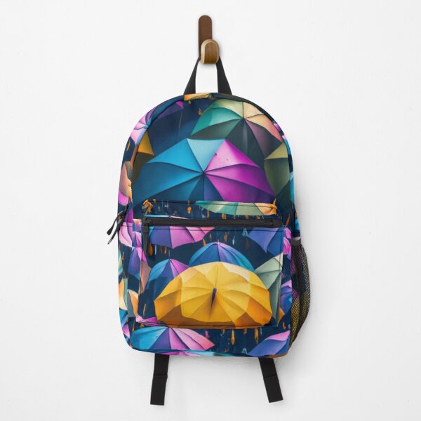 Item preview, colorful umbrellas creating a kaleidoscope of colors, photo, film, 3D rendering, conceptual art, yellow, purple, blue designed and sold by gulka8.