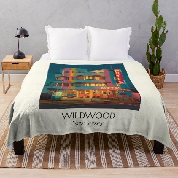 Item preview, Wildwood New Jersey Motel | Doo Wop Architecture Art designed and sold by TuncGK.