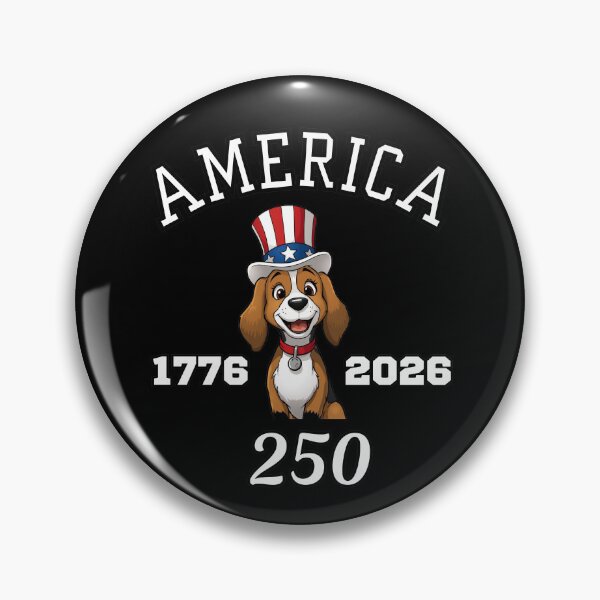 Item preview, Beagle Dog Fourth of July America 250 1776 to 2026 designed and sold by Draculaura2009.