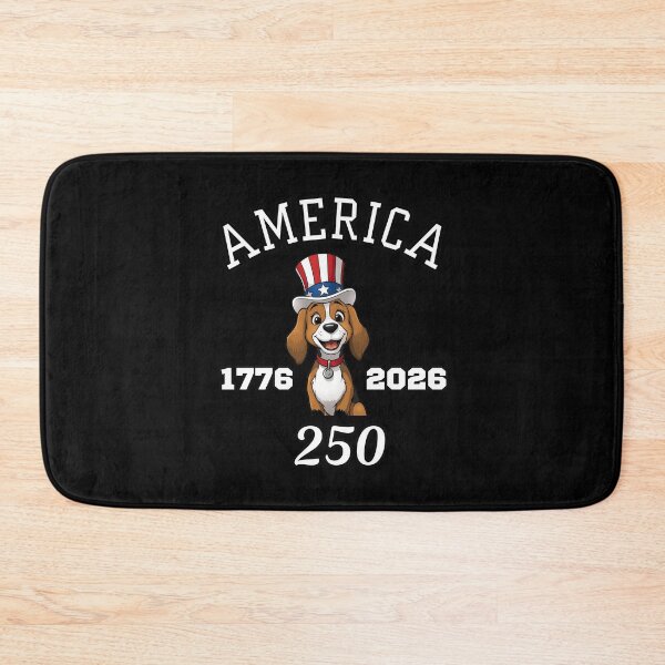 Item preview, Beagle Dog Fourth of July America 250 1776 to 2026 designed and sold by Draculaura2009.