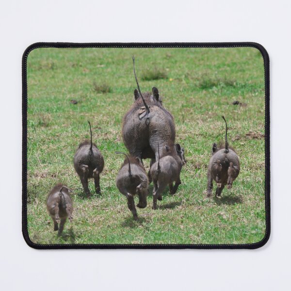 Item preview, Fleeing Family of Warthogs designed and sold by KristalStittle.