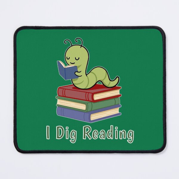 Item preview, Book Buddies: Bookworm: I Dig Reading designed and sold by AvocasaStudios.