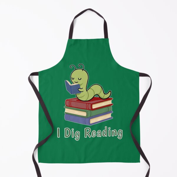 Item preview, Book Buddies: Bookworm: I Dig Reading designed and sold by AvocasaStudios.