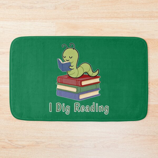 Item preview, Book Buddies: Bookworm: I Dig Reading designed and sold by AvocasaStudios.