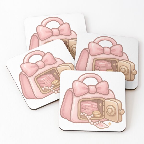 Item preview, Luxury Vault Purse Sticker | Kawaii Money Safe Handbag | Cute Wealth Vault | Money Sticker designed and sold by HerDreamCodes.