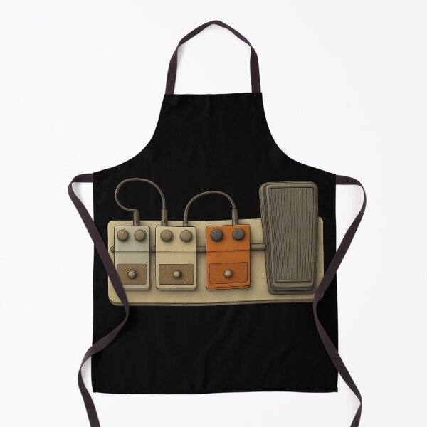 Item preview, Electric Guitar Pedal Board Sketch designed and sold by ThoughtsInTheOpen.
