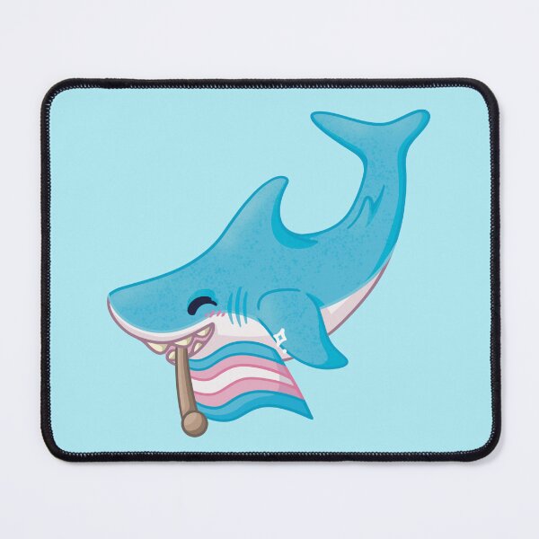 Item preview, Trans Pride Shark! :) designed and sold by IonzysStudio.