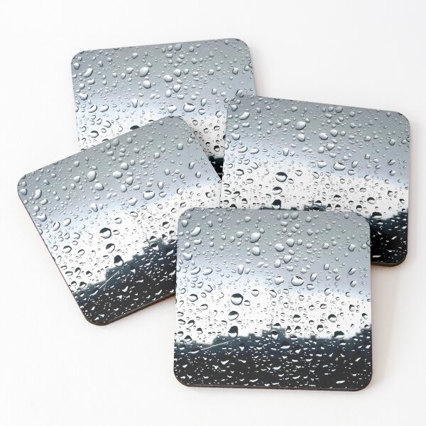 Item preview, Rain Drops on Window - Moody Urban Rainfall Macro Photography  designed and sold by SergioMiklos.