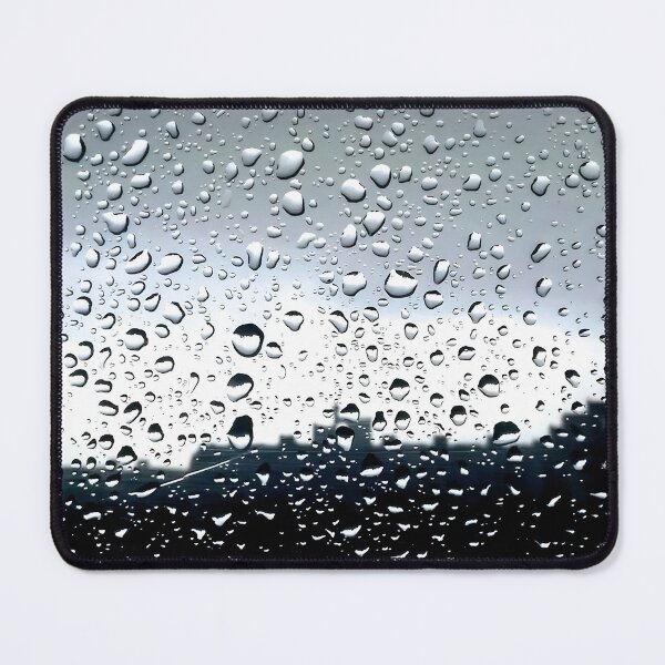 Item preview, Rain Drops on Window - Moody Urban Rainfall Macro Photography  designed and sold by SergioMiklos.