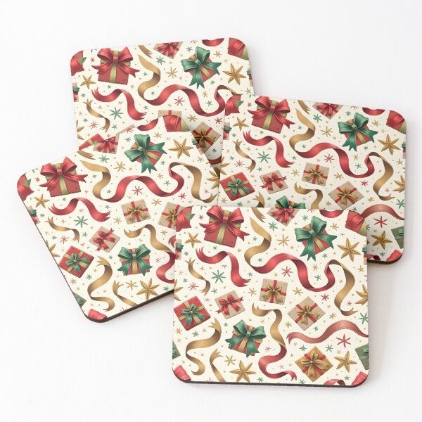 Item preview, Christmas Presents and Ribbons Seamless Pattern | Festive Gift Boxes & Holiday Wrapping Design designed and sold by ralucasilvia87.