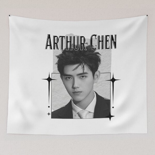 Item preview, Arthur Chen 陈飞宇 Portrait of Chen Feiyu Chinese Actor Cdrama Chinese Entertainment Scrapbook Collage Cozy Y2K Vintage Design designed and sold by HELL0WBELLO.