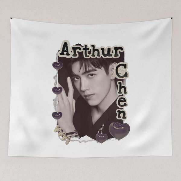 Item preview, Arthur Chen 陈飞宇 Portrait of Chen Feiyu Chinese Actor Cdrama Chinese Entertainment Scrapbook Collage Cozy Y2K Vintage Design designed and sold by HELL0WBELLO.