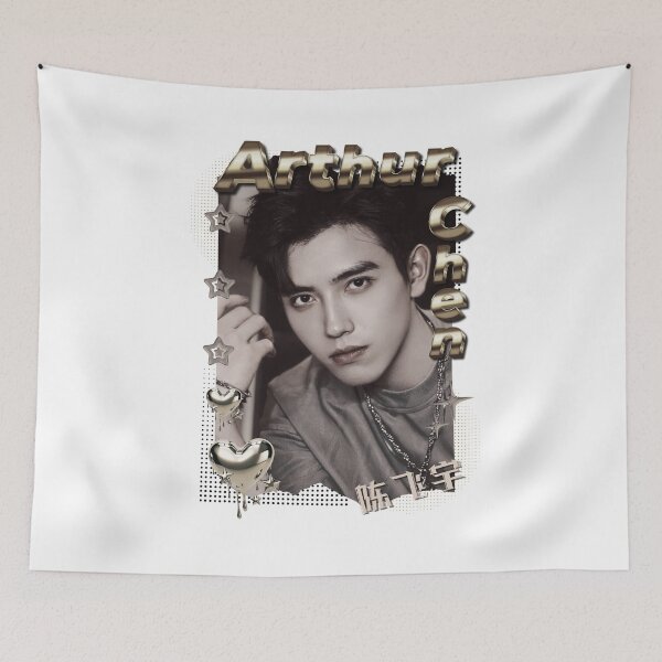 Item preview, Arthur Chen 陈飞宇 Portrait of Chen Feiyu Chinese Actor Cdrama Chinese Entertainment Scrapbook Collage Cozy Y2K Vintage Design designed and sold by HELL0WBELLO.