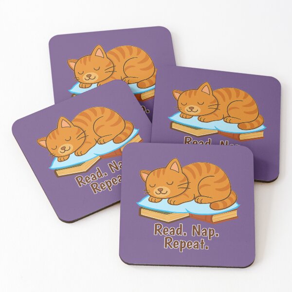 Item preview, Book Buddies: Cat: Read. Nap. Repeat. designed and sold by AvocasaStudios.