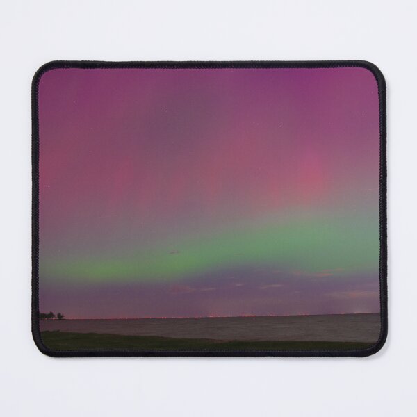 Item preview, The Stunning Aurora over Lake St. Clair in a Rainbow of Colors - May 2024 designed and sold by Bill Spengler's Photographic Thoughts.