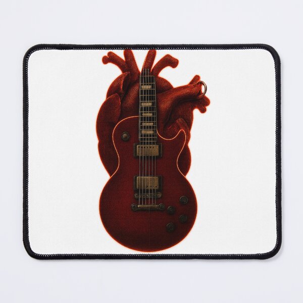 Item preview, Electric Guitar Heart designed and sold by ThoughtsInTheOpen.