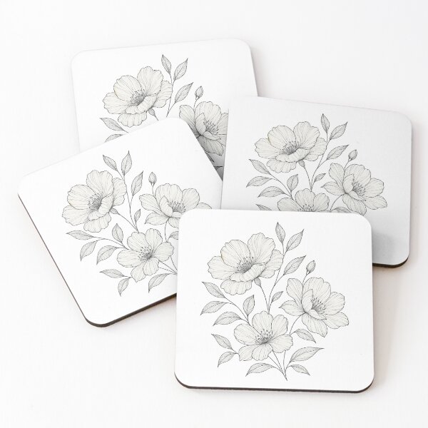 Item preview, Floral Ink  designed and sold by KevinGarden.