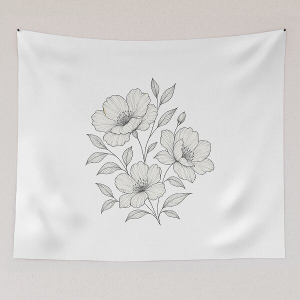 Item preview, Floral Ink  designed and sold by KevinGarden.