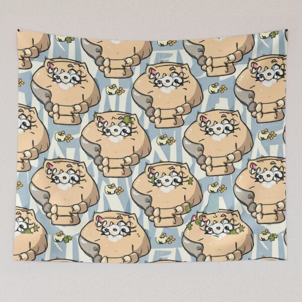 Item preview, fat cartoon cat illustration. t-shirt design. seamless pattern, pet graphics, cat picture designed and sold by gulka8.