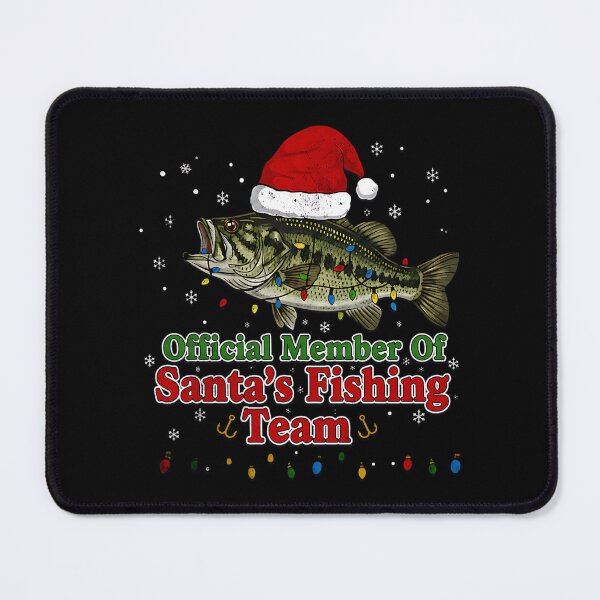 Item preview, Official Member Of Santa’s Fishing Team | Funny Christmas Fishing designed and sold by CarantinedChaos.