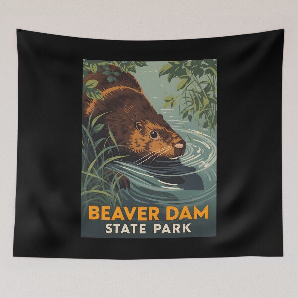 Item preview, Beaver Dam State Park - Illinois  designed and sold by GoodOldVintage.