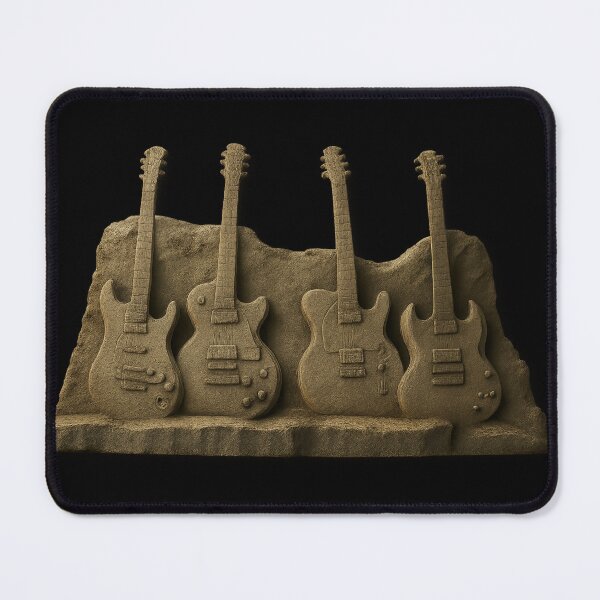 Item preview, Electric Guitar Mount Rushmore designed and sold by ThoughtsInTheOpen.