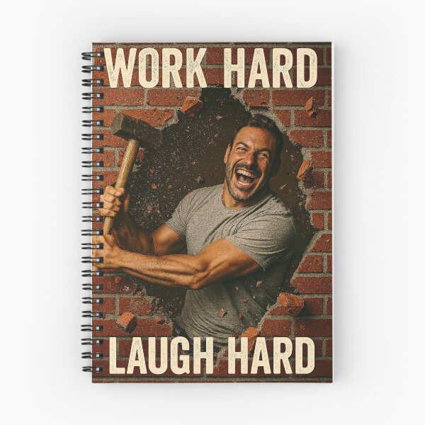 Item preview, Work Hard Laugh Hard designed and sold by Wayne Thomson.