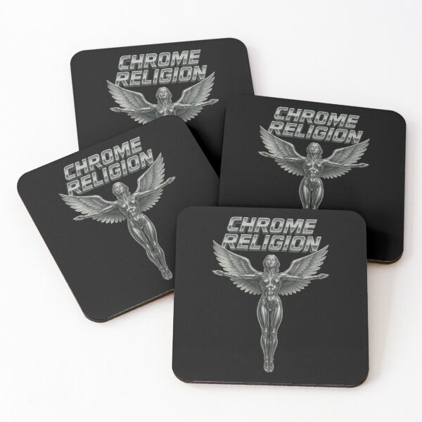 Item preview, Chrome Religion — Cyber Angel of Steel designed and sold by The Devil's Bargain.