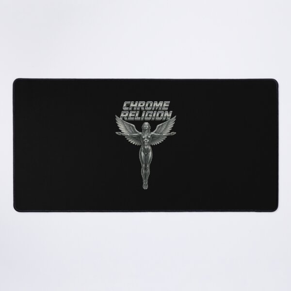 Item preview, Chrome Religion — Cyber Angel of Steel designed and sold by The Devil's Bargain.